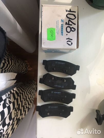 Тормозные колодки задние chevrolet lacetti