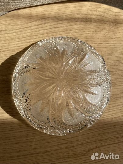 Салатник хрустальный