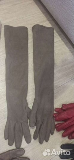 Пояс и Перчатки утепленые натуральная кожа