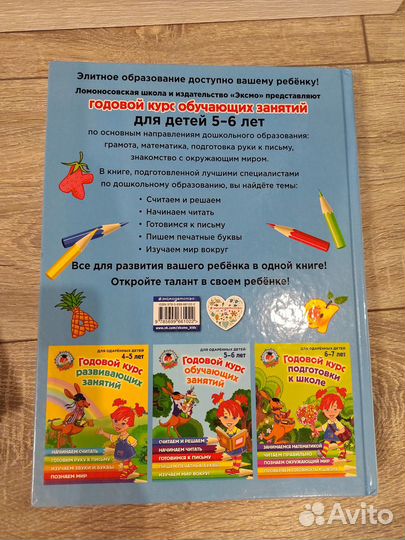 Годовой курс подготовки к школе для детей 5-6 лет