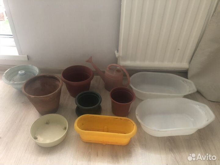 Горшки кашпо тара для цветов рассады