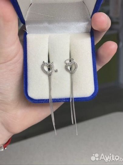 Серебряные серьги