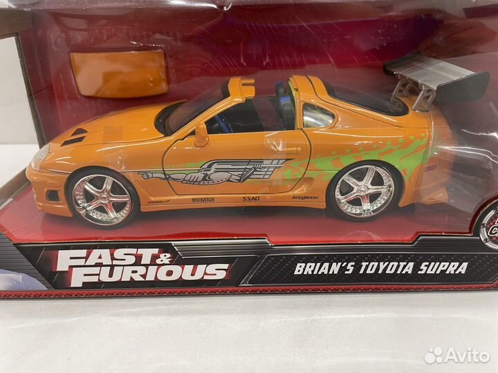 Toyota Supra 1:24 Форсаж / Fast and furious / Jada