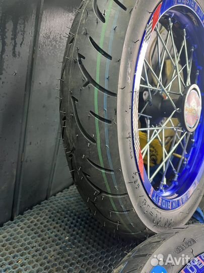 Колеса питбайк мотард ride it 14/14 широкие