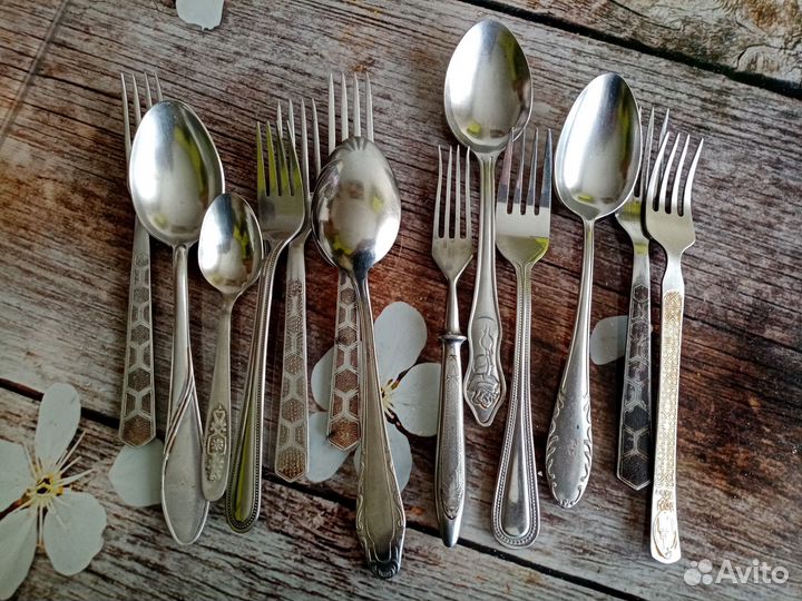 Ложки вилки нержавейка СССР