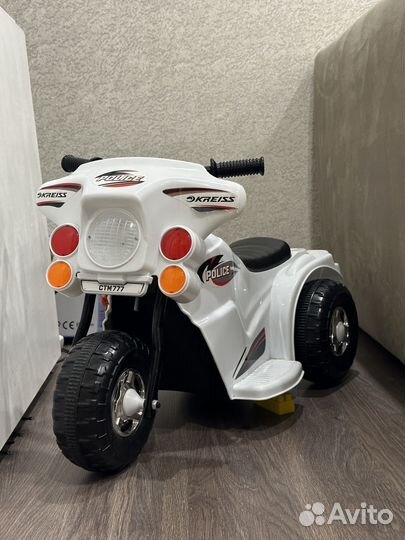 Детский электромобиль мотоцикл бу