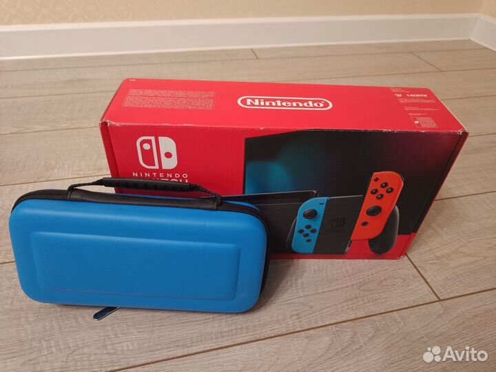 Nintendo switch v2 прошитый +128gb