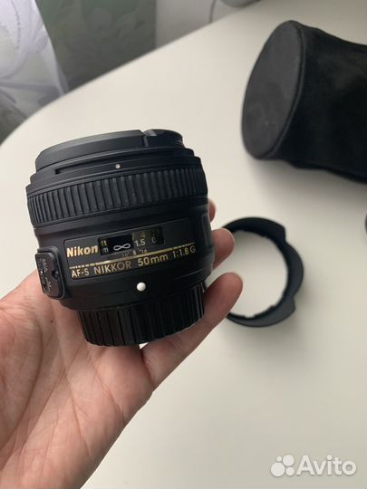 Объектив nikon AF-S 50 mm 1:1,8 G