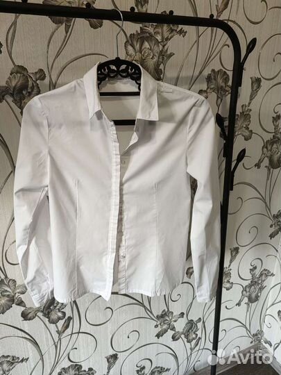 Рубашка школьная на девочку 158