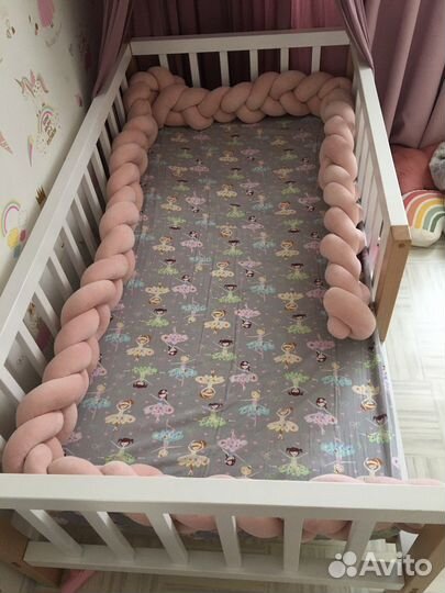 Бортики-косичка на кровать 160*80