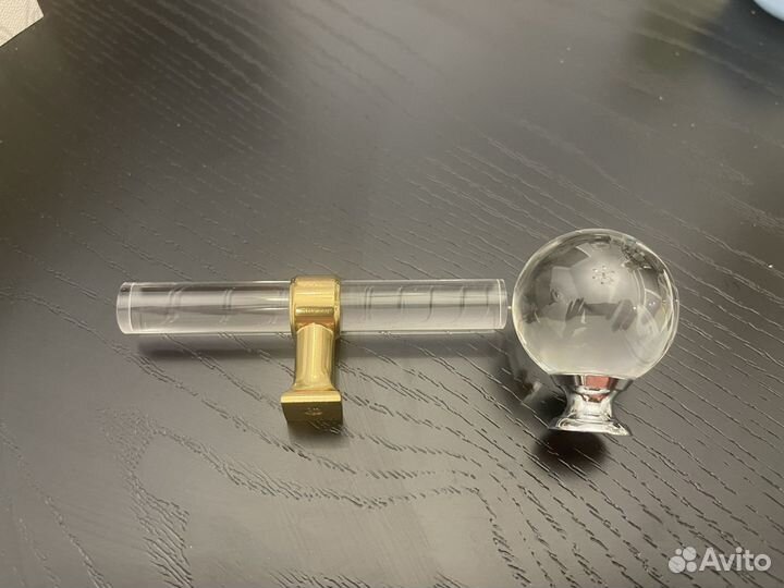 Ручки мебельные золото акрил, хром стекло