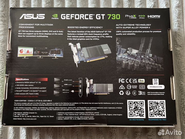 Видеокарта gt 730