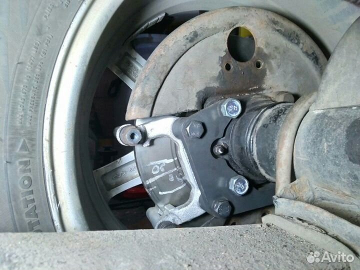 Планшайбы для заднего суппорта VW Golf 4 на Волгу