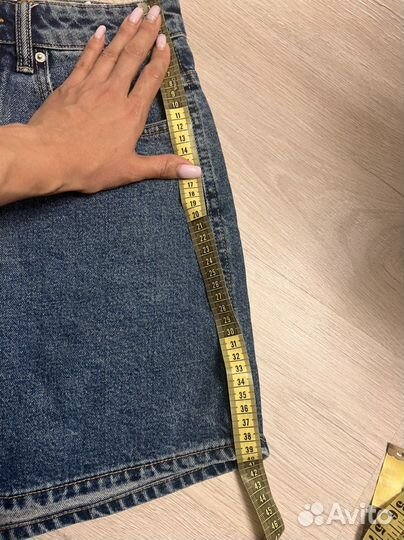 Шорты женские zara mom fit 34