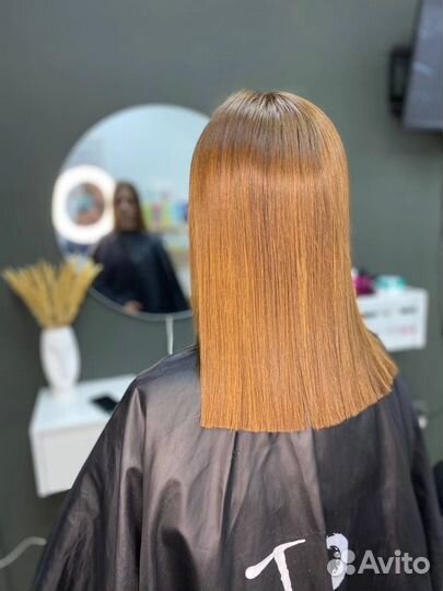 Кератиновое выпрямление волос/ботокс