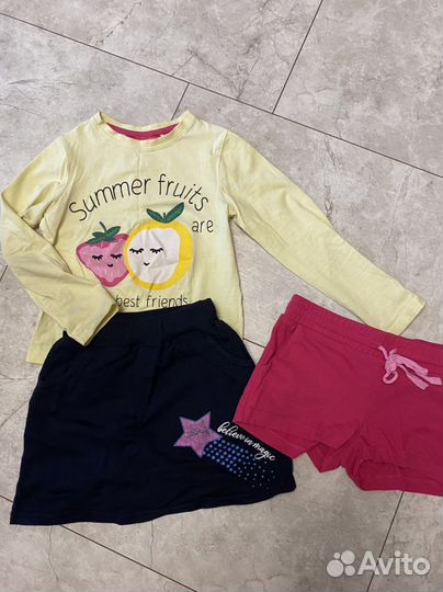 Пакет вещей на девочку 110 размер