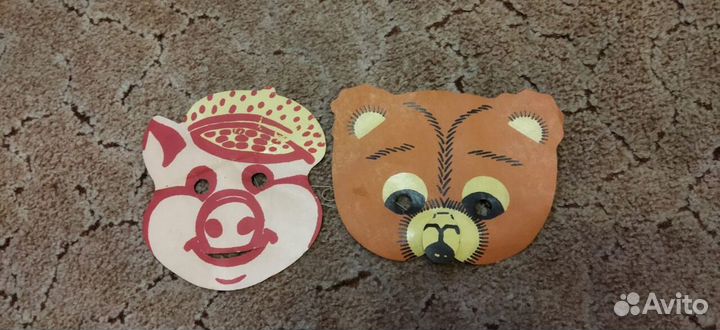 Маски новогодние СССР