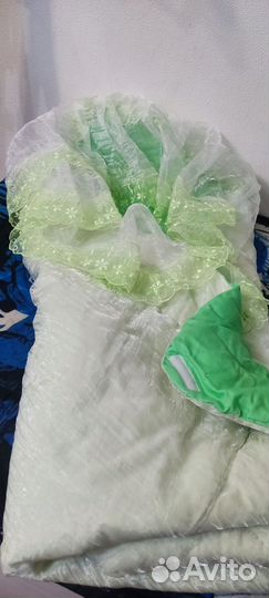 Конверт одеяло на выписку зимнее