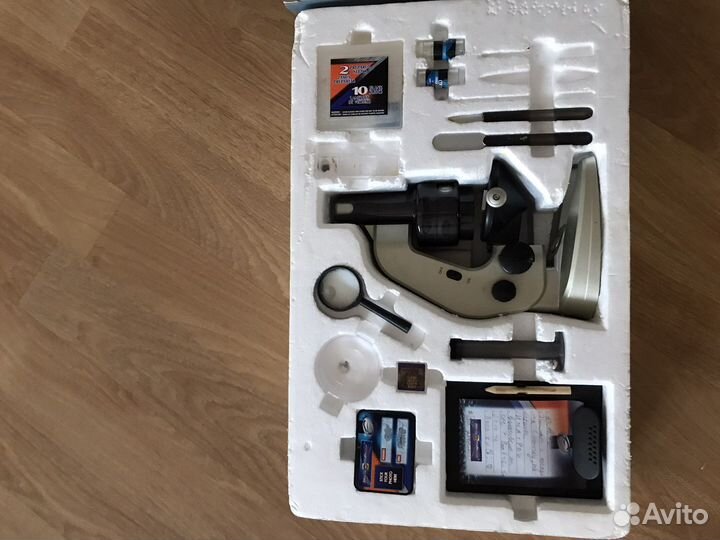 Микроскоп для домашних эксперементов для детей