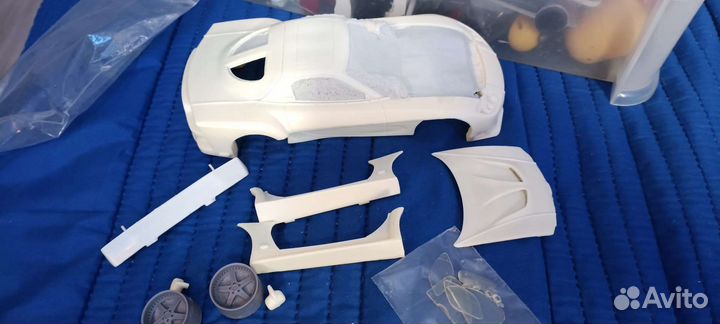 Сборная модель,Транс кит 1/24 Mazda rx7 +донор