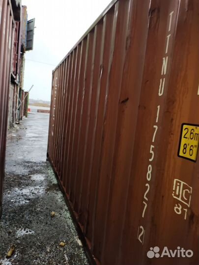 Морской контейнер 20/40 футов бу