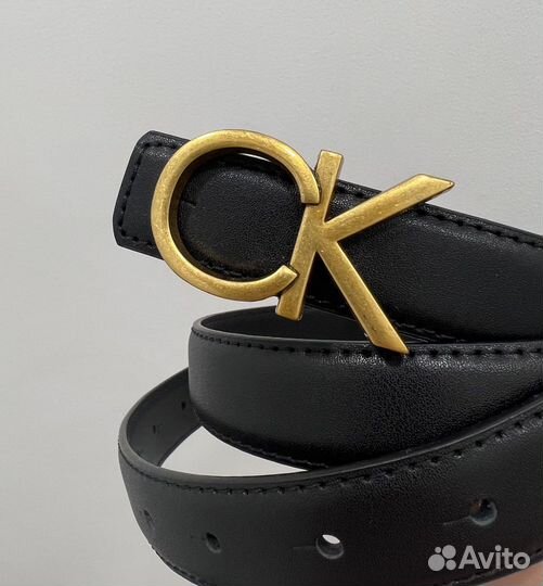 Ремень ck кожа