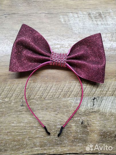 Ободок с бантом