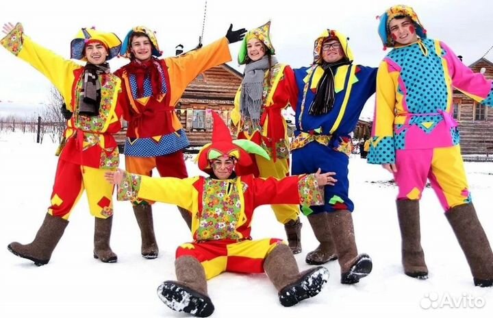 Масленица под ключ скоромохи блины