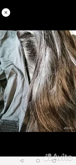 Парик на ободке из натуральных волос