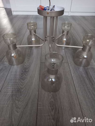 Люстра стекло