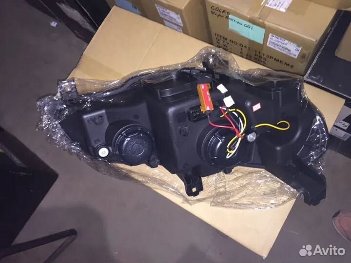 BMW X5 E70 07-13 Фары tube light DRL черные