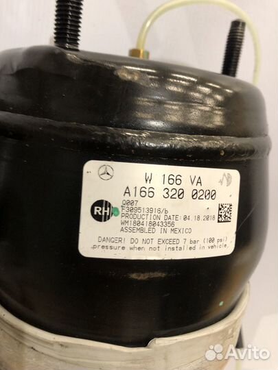 Амортизатор мерседес глс гле w166 2018год