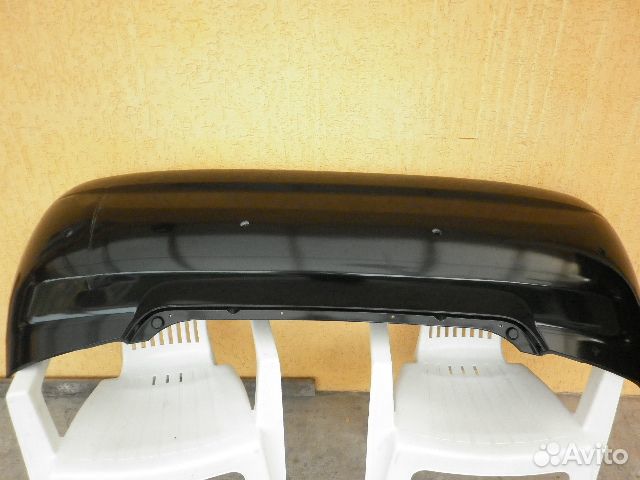 Бампер задний авео Aveo хэтчбек T200 2003 - 2008