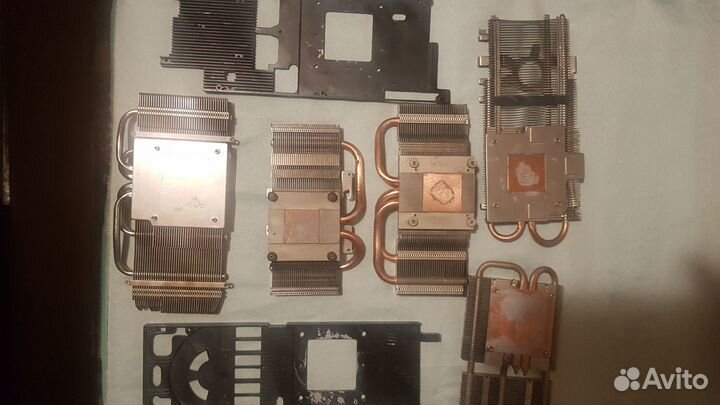 Радиаторы видеокарт процессоров