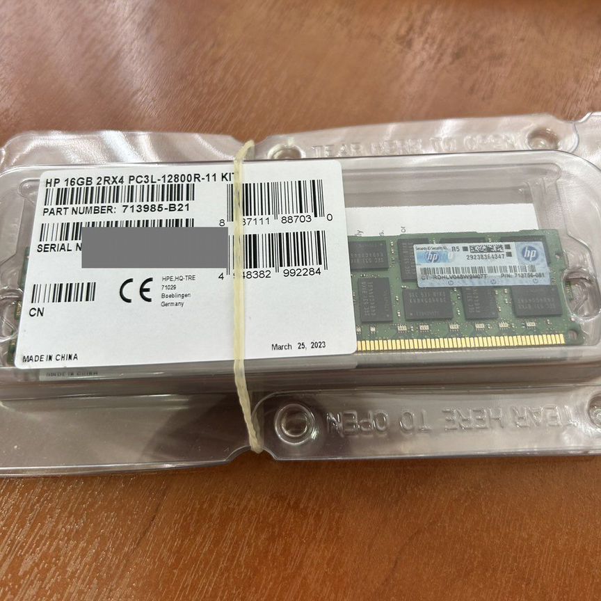 [713985-B21] Оперативная Память Hp 16gb 713985-B21 713756-081