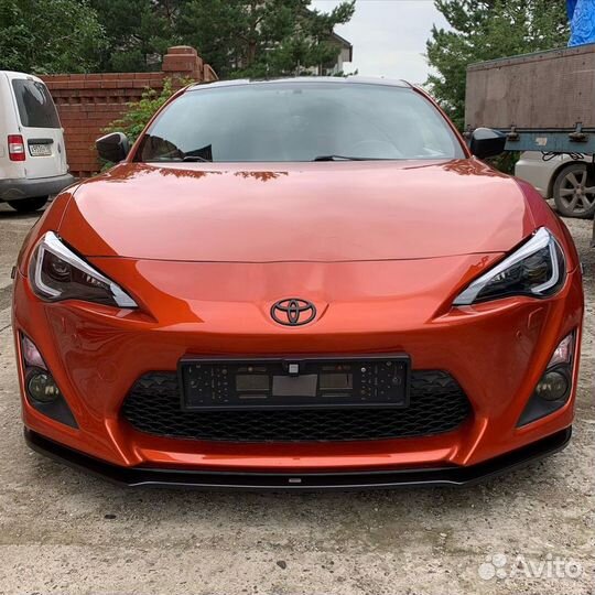 Передний сплиттер, губа Toyota GT86 ZN6 12-16
