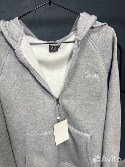 Зип худи Corteiz серый