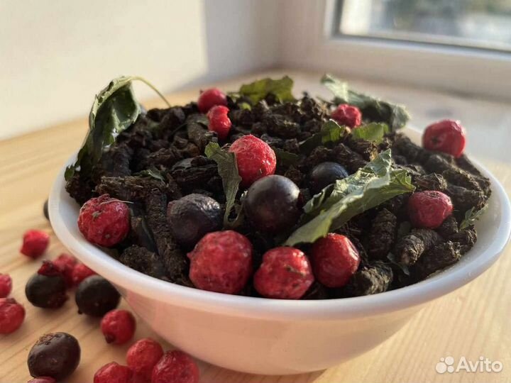 Иван чай смородина 500 грамм, ягод много