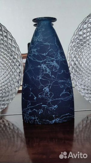 Вазы из цветного стекла: Голландия, СССР