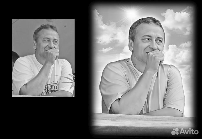 Ретушь фотографий на памятник