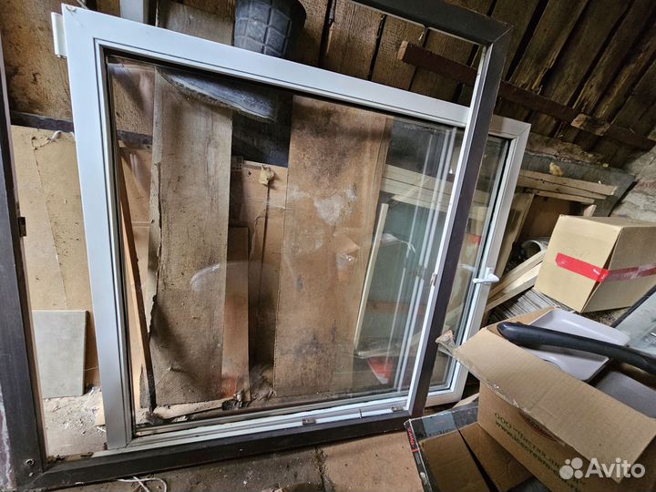 Окно с рамой (стеклопакет)