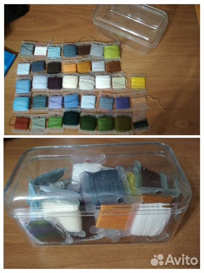 Нитки для вышивания разные