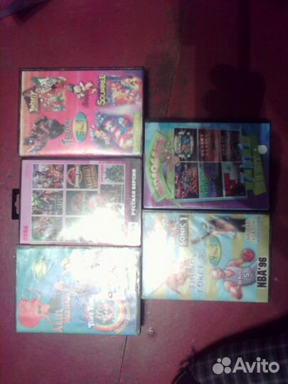 Картриджи для Sega Mega Drive