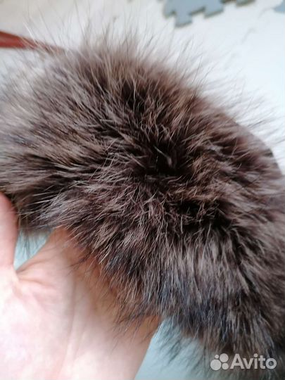 Опушка натуральный мех на Воротник или капюшон