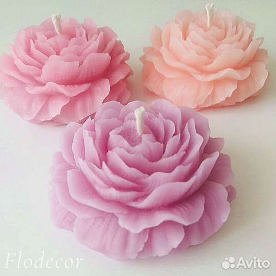 Набор свечи ароматические ручной работы