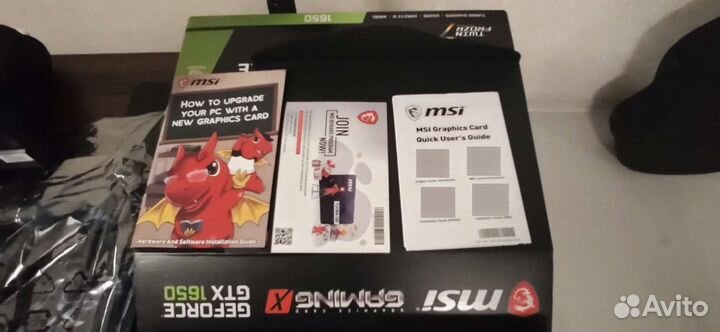 Видеокарта MSI gtx 1650 Gaming X 4G