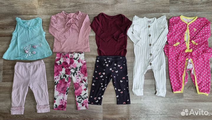 Вещи пакетом фирменная одежда для девочки 80-86