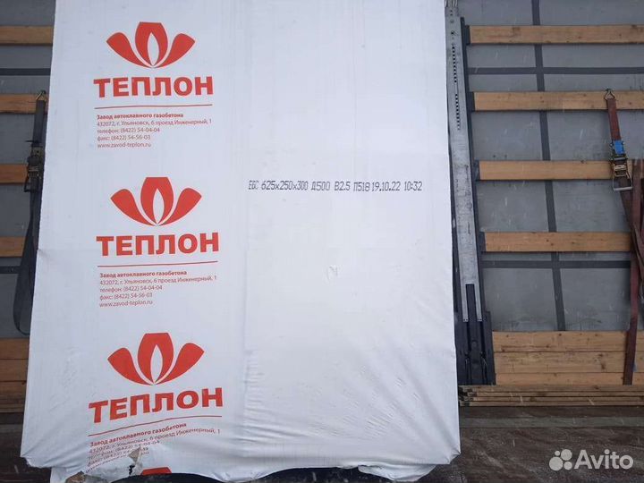Блок газобетонный Теплон