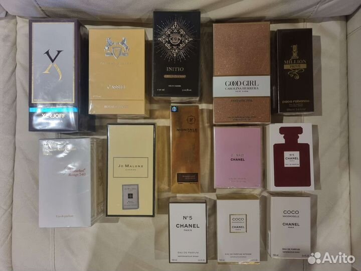 Парфюм Chanel, Jo Malone, Baccarat и др