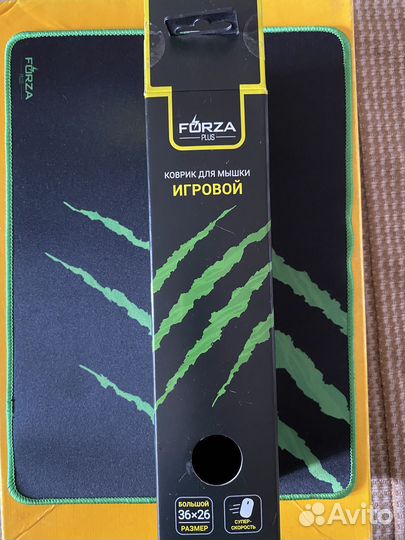 Новый игровой коврик для мышки в упаковке